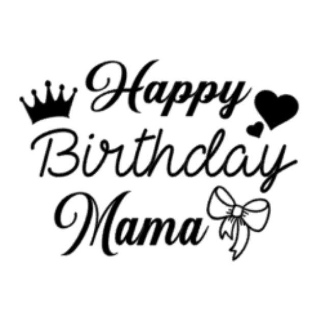 Ready Stock Happy Birthday Sticker Mama Happy Birthday Mama Shopee Singapore