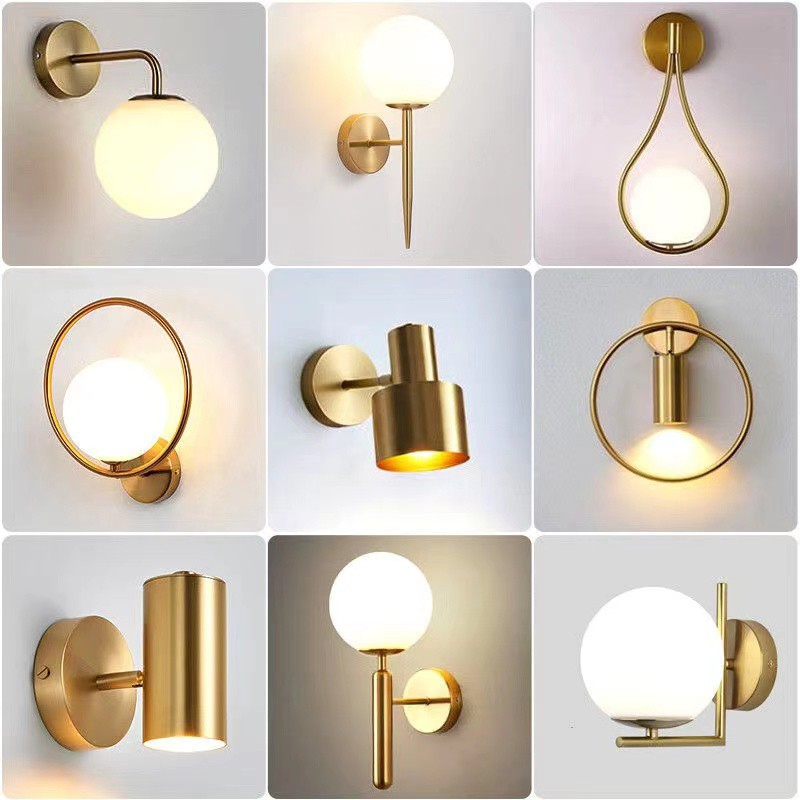 AIMI Nordic Minimalist Wall Light Indoor Nordic Decor Wall Lamp Bedroom Lamp Bedside Lamp Living Roo