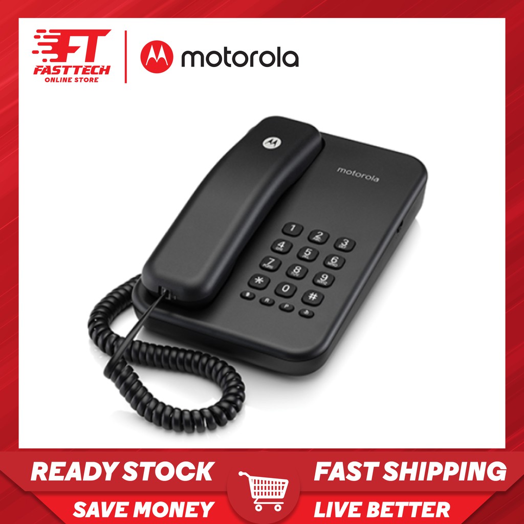 Shop Malaysia Motorola Basic Telephone Single Line Corded Phone Ct100 Office Home House Tm Unifi Line Maxis Time Telephone Shopee Singapore