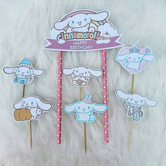 Cinnamoroll Cake Topper Printable