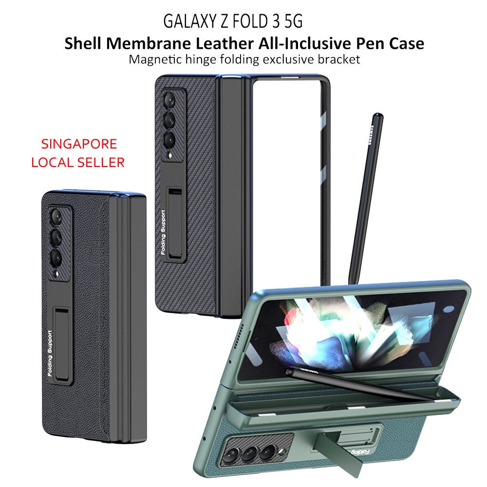 For Samsung Galaxy Z Fold 4 3 Case with Hinge Full Protection