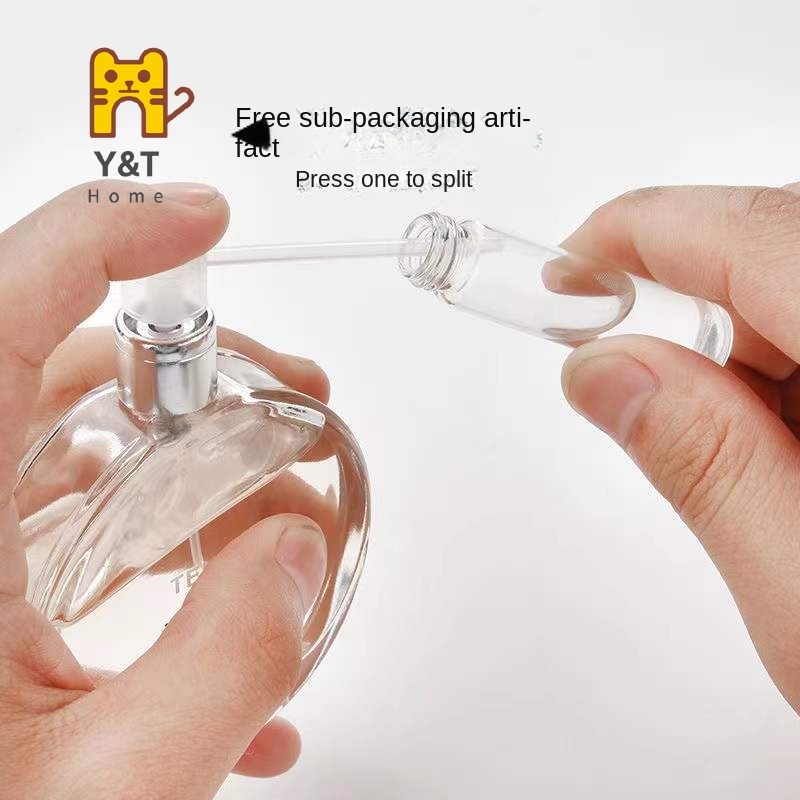 【Y&T Home】8ML Perfume Bottle High-end Rotating Glass Perfume Bottle Travel Bottles