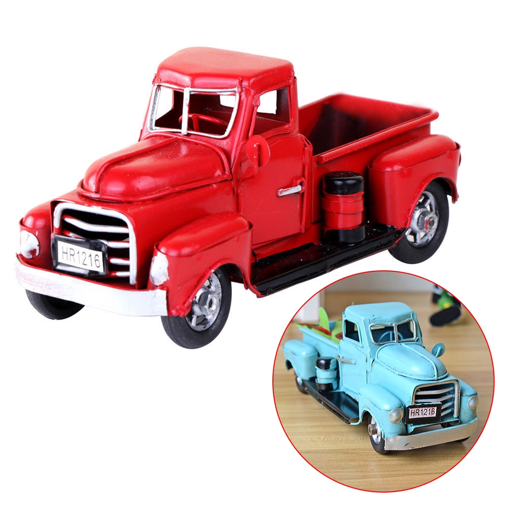 vintage blue truck toy