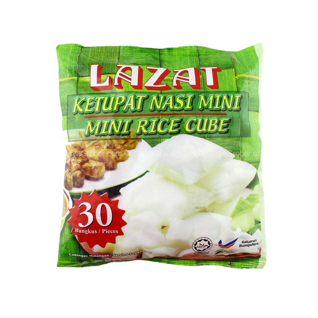 Nasi Impit/Ketupat Mini Rice LAZAT (30 packs X 20g) | Shopee Singapore