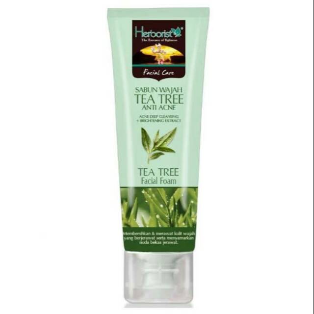 facial foam herborist tea tree