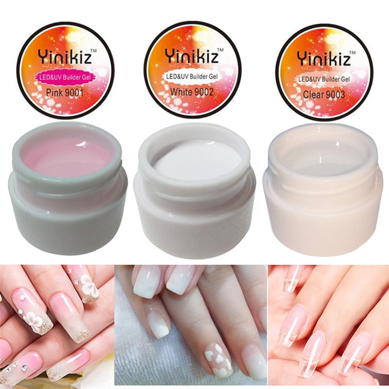 Ss Clear White Pink Primer Base Uv Gel Top Coat Decor Nails Art Tips Transparent Shopee Singapore