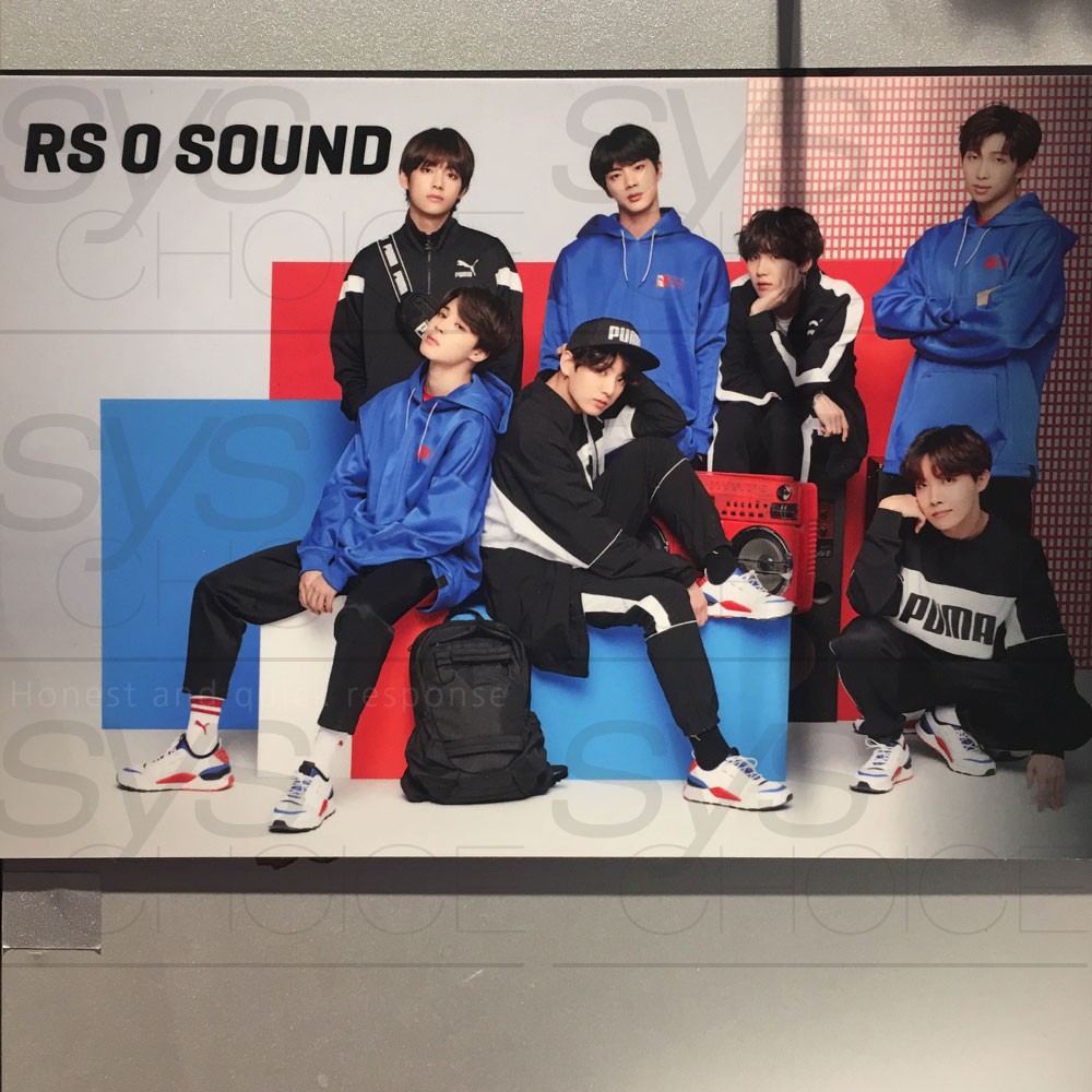 BTS RS-0 SOUND 36689001 01 White-Dazzling Blue-High Risk Red Athletic | Shopee Singapore
