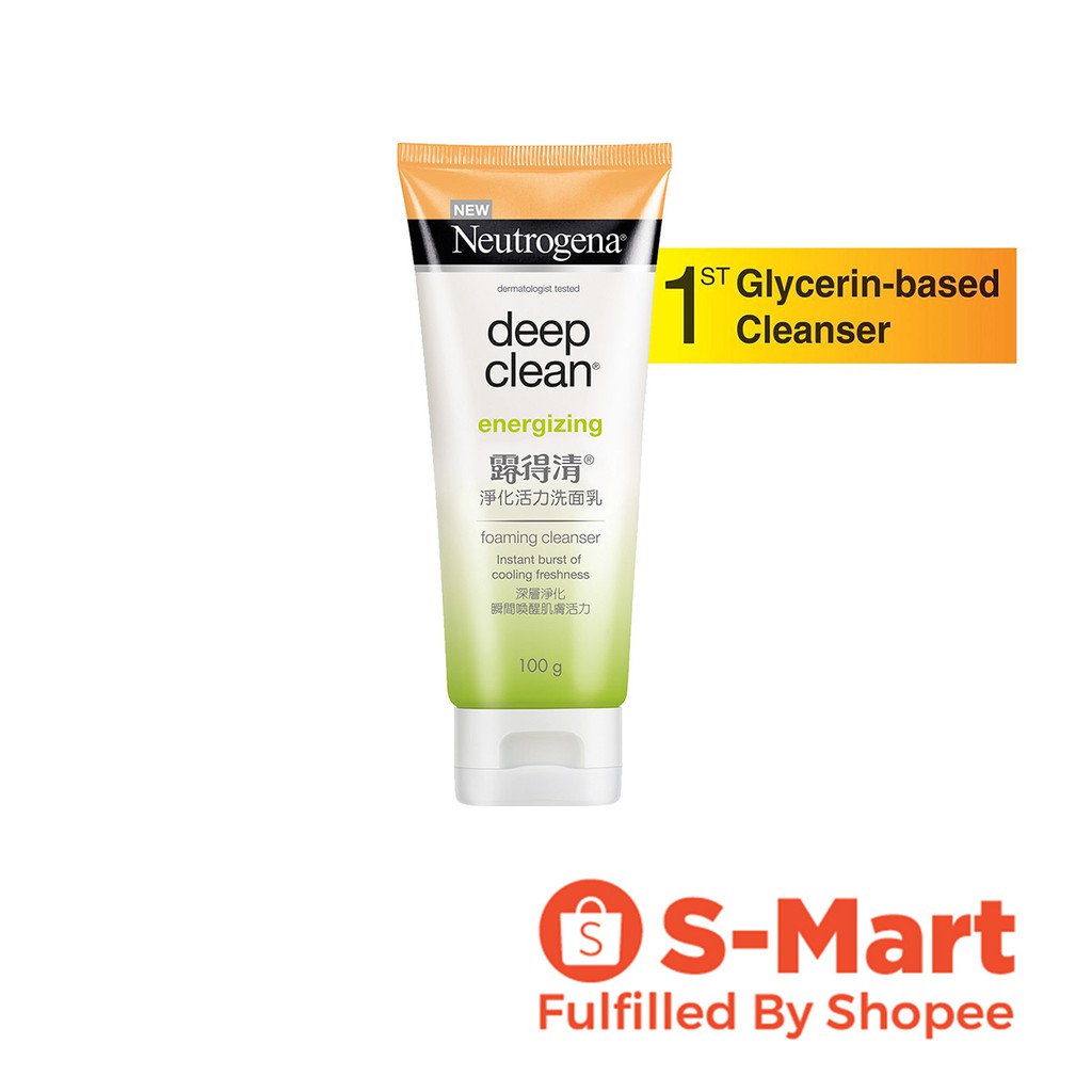 neutrogena energizing foaming cleanser