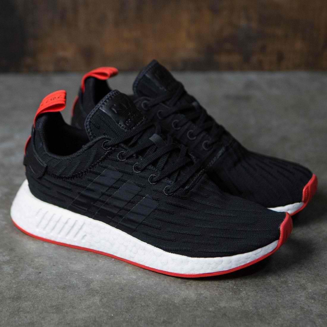 adidas nmd r2 black red
