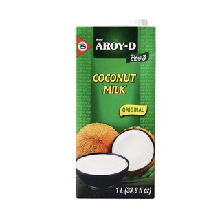 [1000ml] Aroy-D Halal UHT 💯 % coconut milk