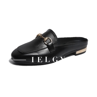 Image of IELGY Flat-bottomed fashion wear without heel lazy shoes women sandals