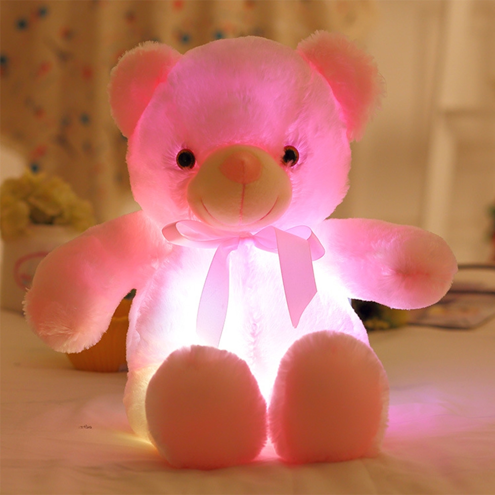 light up teddy bear plush toy