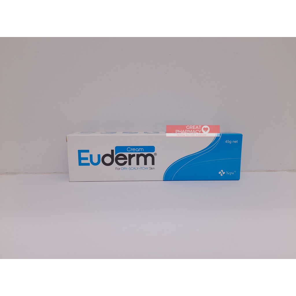 EUDERM CREAM FOR DRY-SCALY-ITCHY SKIN 45G | Shopee Singapore