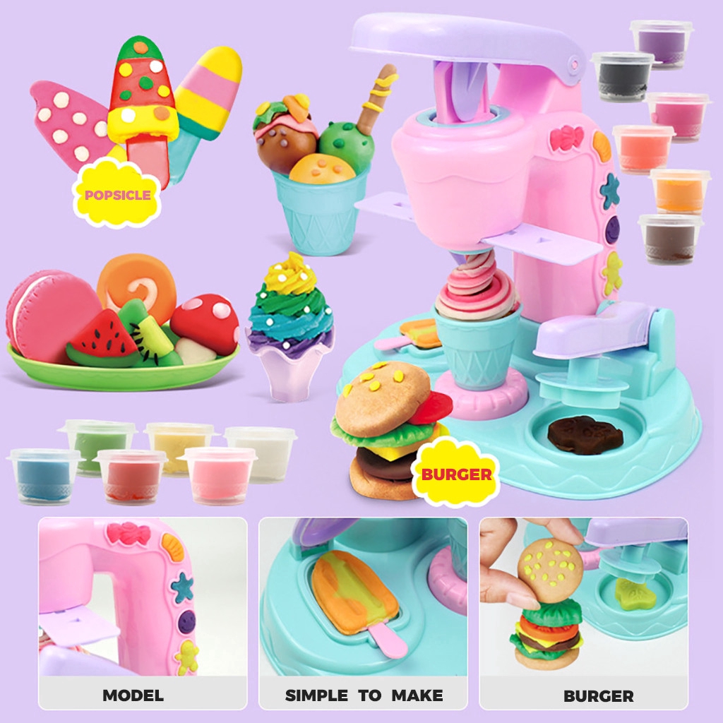 play dough ice cream set