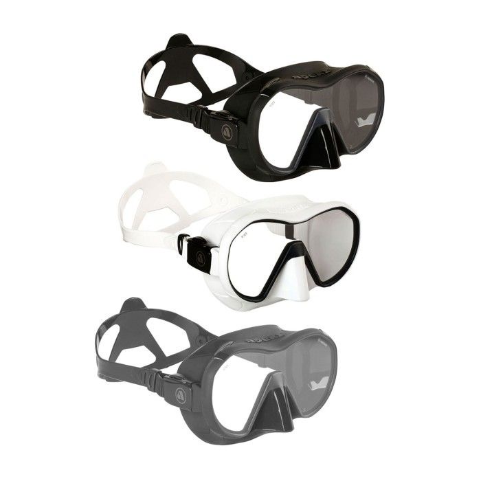 Apeks VX1 Dive Mask (Black / White) - Comes with Apeks Zipped 