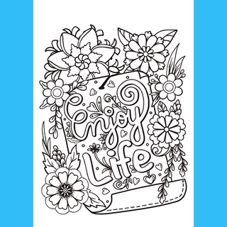 Download Adult coloring book 21x29cm brand new 2020 | Shopee Singapore