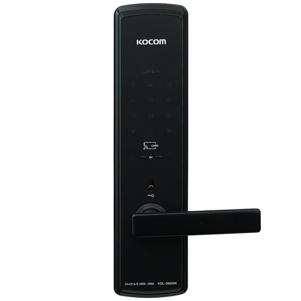 Kocom Digital Door Lock Kdl-3650Sk / Password / Rf Card / Emergency Key |  Shopee Singapore