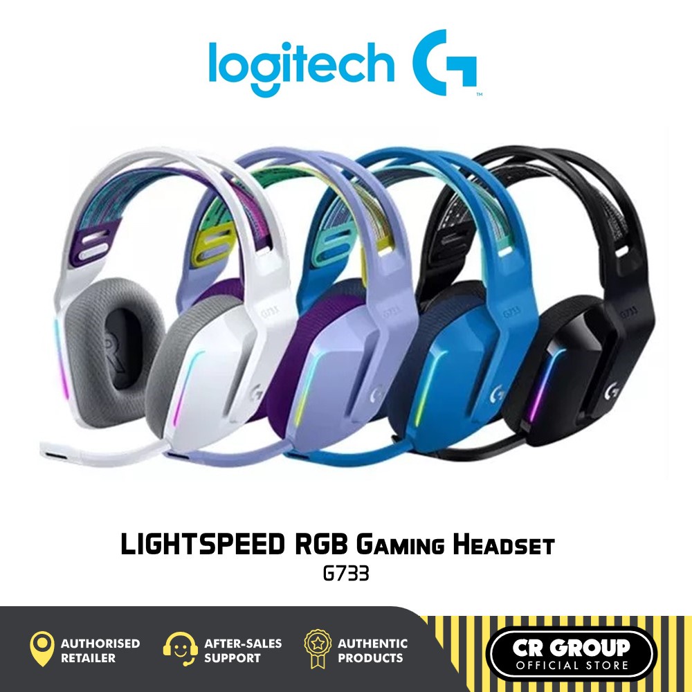 Logitech G G733 Lightspeed Wireless RGB Gaming Headset Ultra