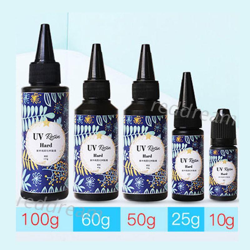 UV Resin Crystal Clear Hard Type - Upgraded 200g Ultraviolet Fast Curing UV  Epoxy Resin for Jewelry Making Craft Decoration, Hard Transparent Glue