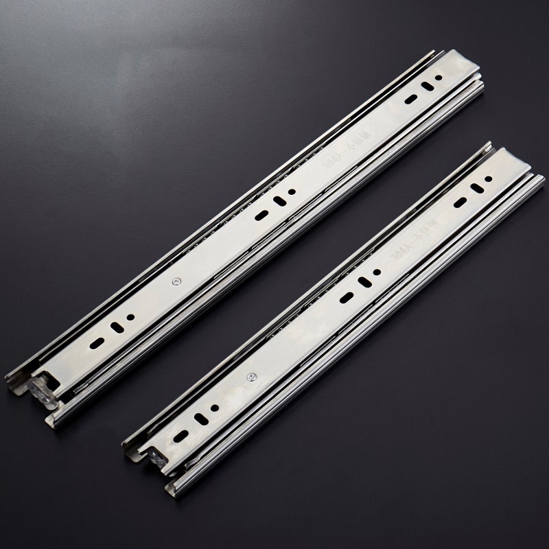 Stainless Steel Slides Bearing Heavy Kitchen Rail Soft Close