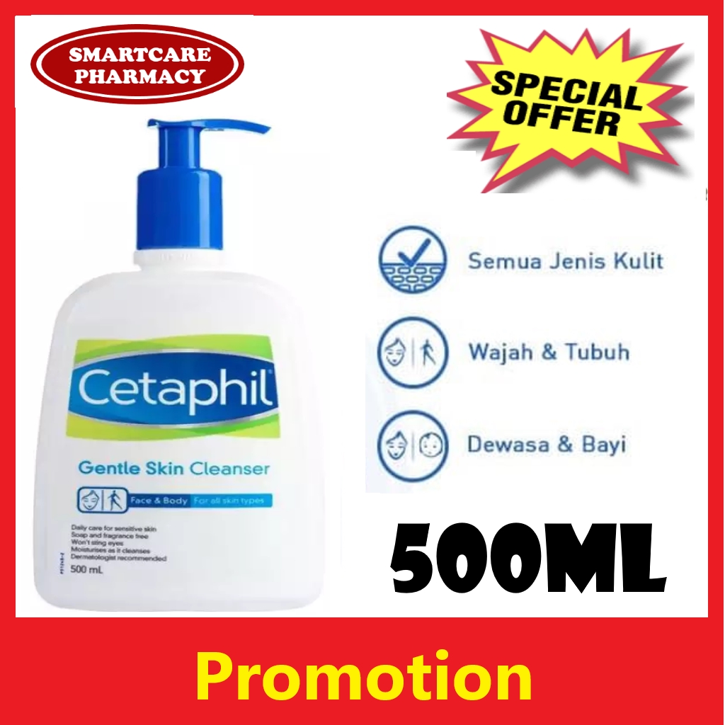 cetaphil 500ml shopee