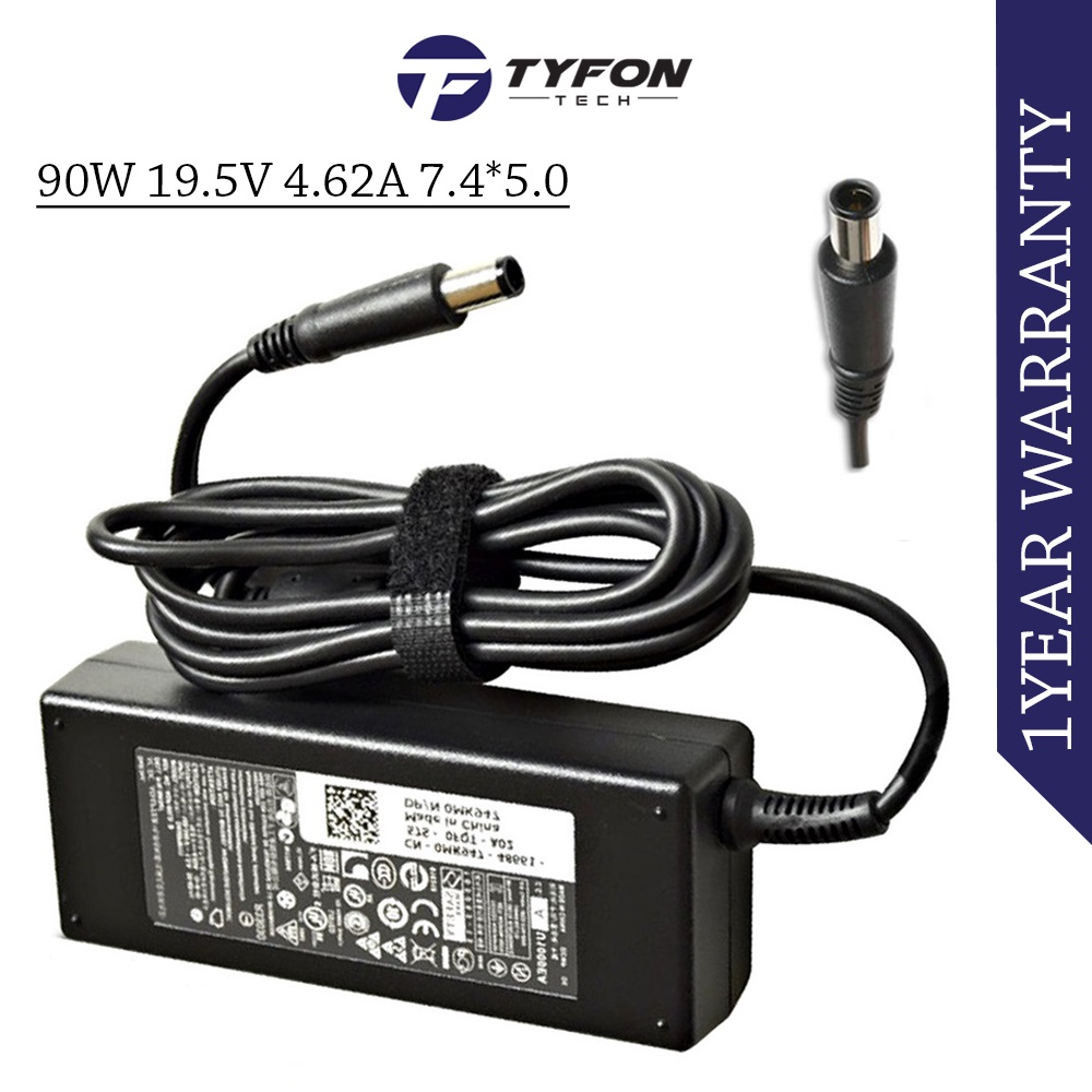 Shop Malaysia Dell Compatible Laptop Notebook Ac Dc Power Adapter 90w 19 5v 4 62a 7 4 5 0 Charger Shopee Singapore