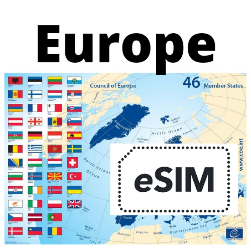 Europe Sim Card Unlimited Data (eSIM) 5 to 30 Days Shopee Singapore