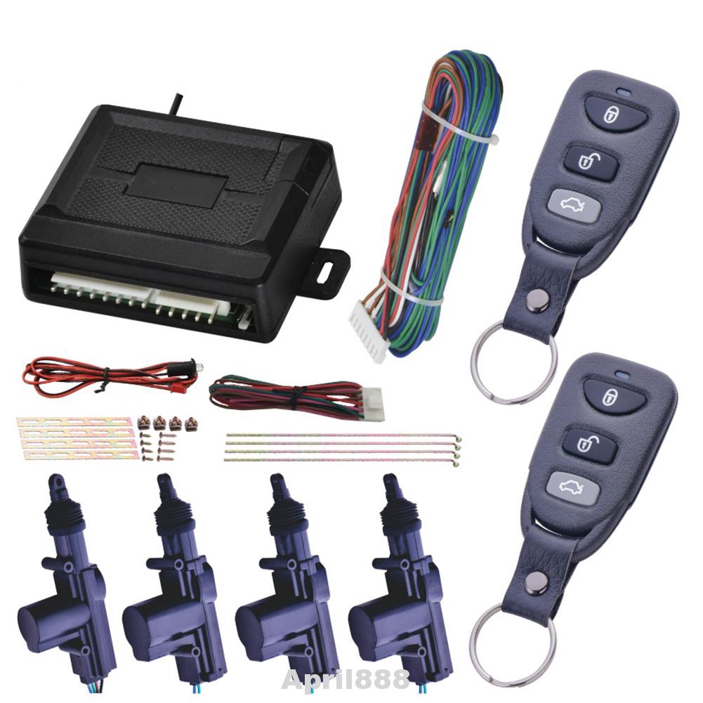 Anti Theft Keyless Remote Alarm Universal Car Lock Kit Shopee