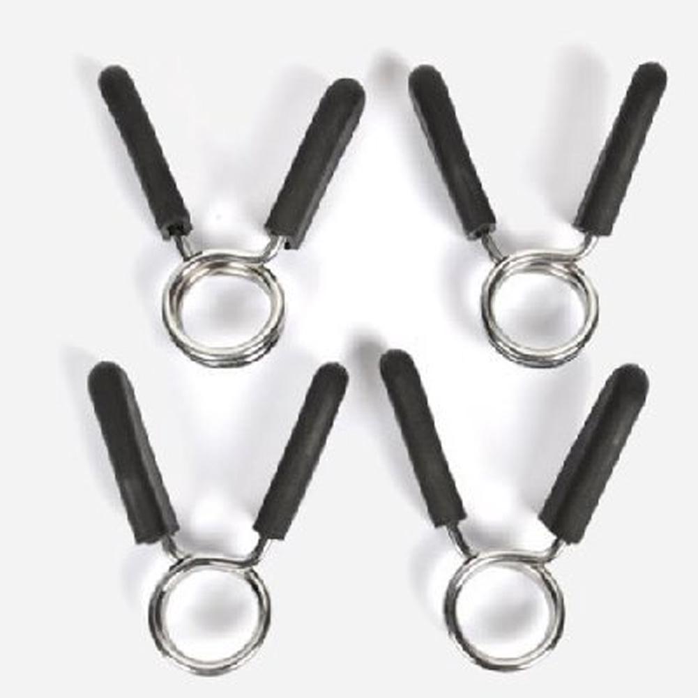 2PCS Barbell Olympic Bar 25mm Dumbbell Gym Clip With Comfort Grips Lock