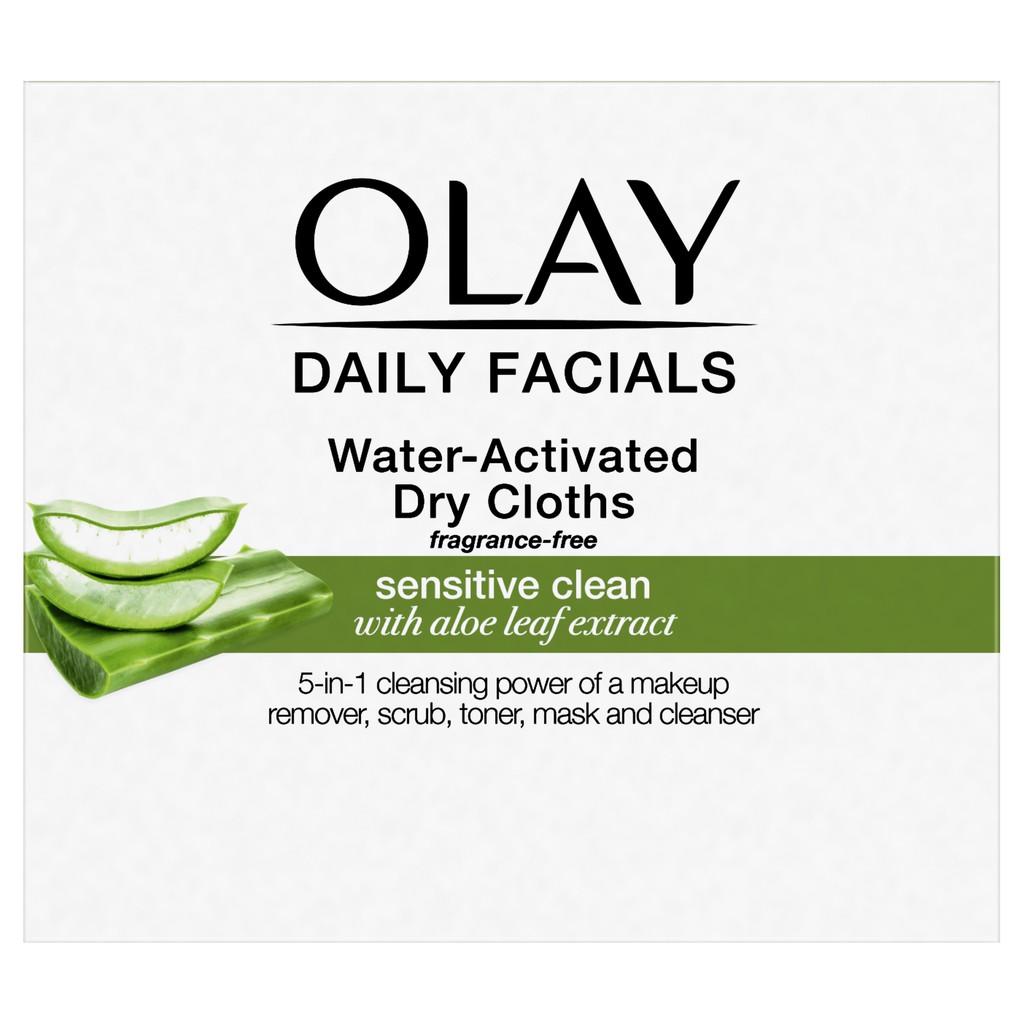 water activated facial cleansing cloths