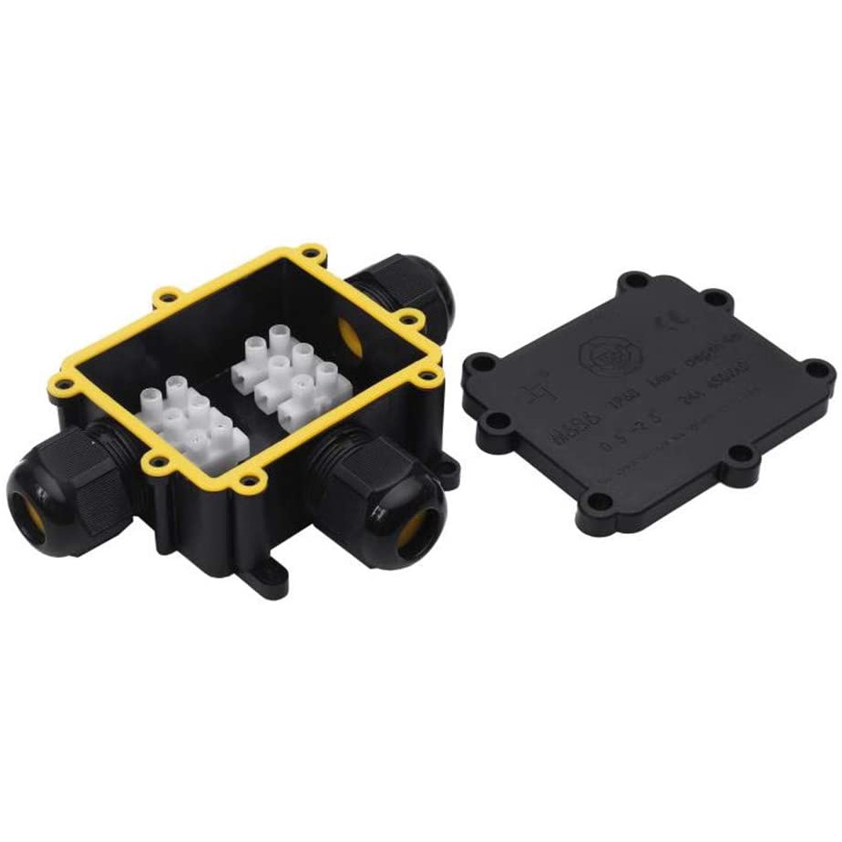 YS Junction Box Outdoor Waterproof IP68 3-Way Line M25 Cable Coupler ...