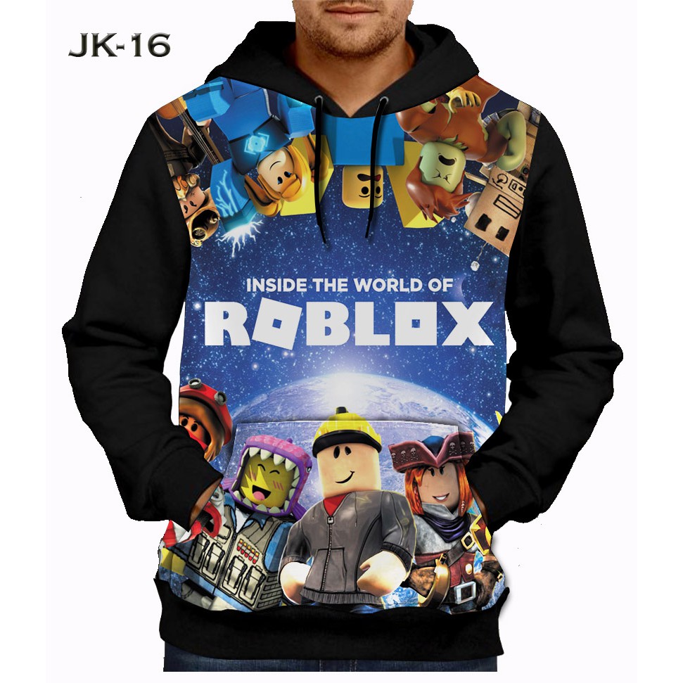 Roblox Children S 3d Jackets The Most Trendy Games Sweaters Jk 16 Shopee Singapore - roblox blue fade hoodie