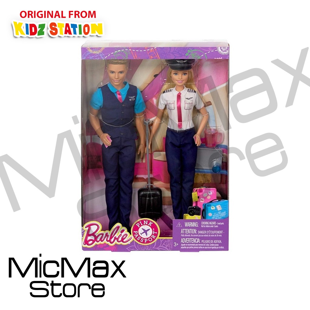 barbie and ken flight attendant