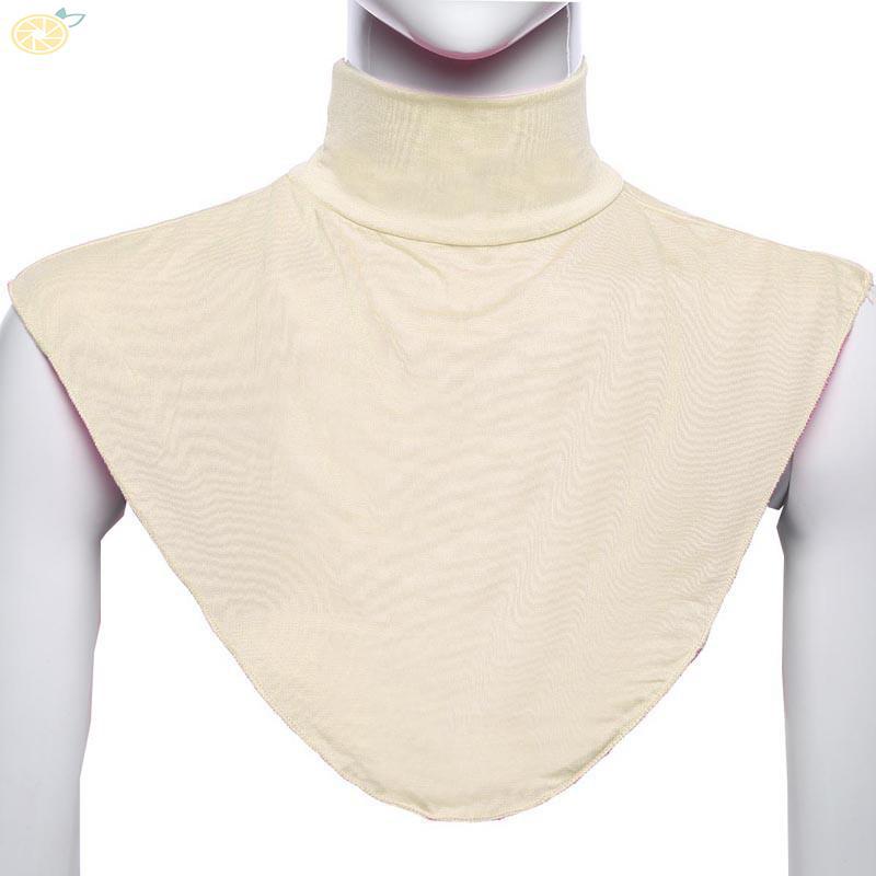 Download Women Hijab Modal Turtleneck Neck Cover Dickey Mock Collar | Shopee Singapore