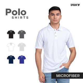 Image of Boxy Microfiber Dri Fit Polo Shirts
