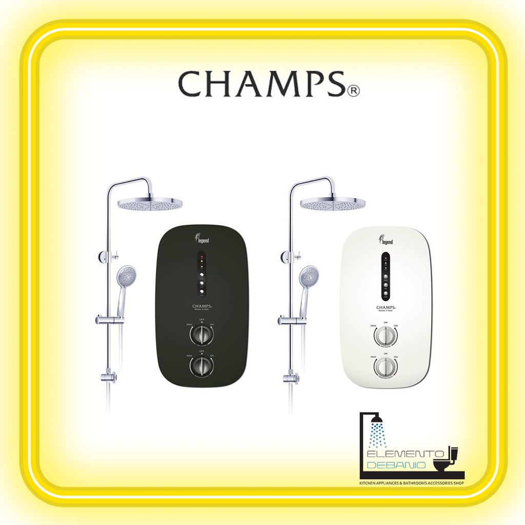 Ready Stock!! Champs Legend Instant Water Heater Rain Shower Set