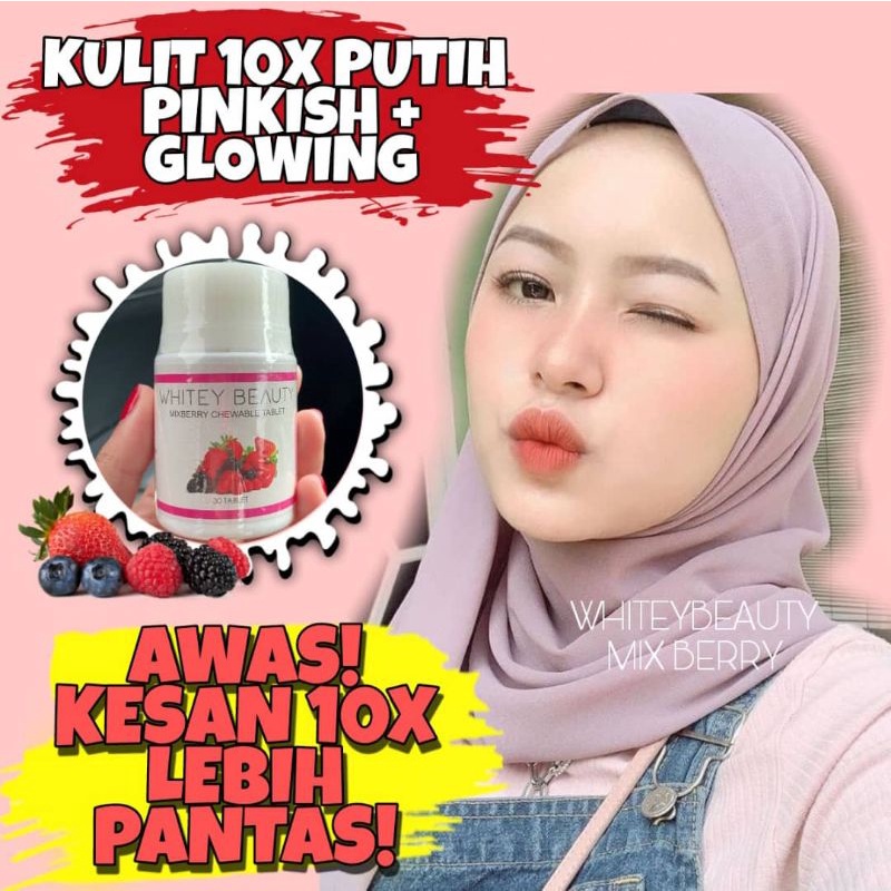 Pil Putih Vit C Whitening Booster By Whitey Beauty Detox Slimming Shopee Singapore