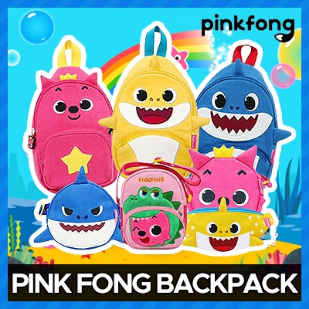Pinkpong baby shark bag baby sling bags backpack Shopee Singapore