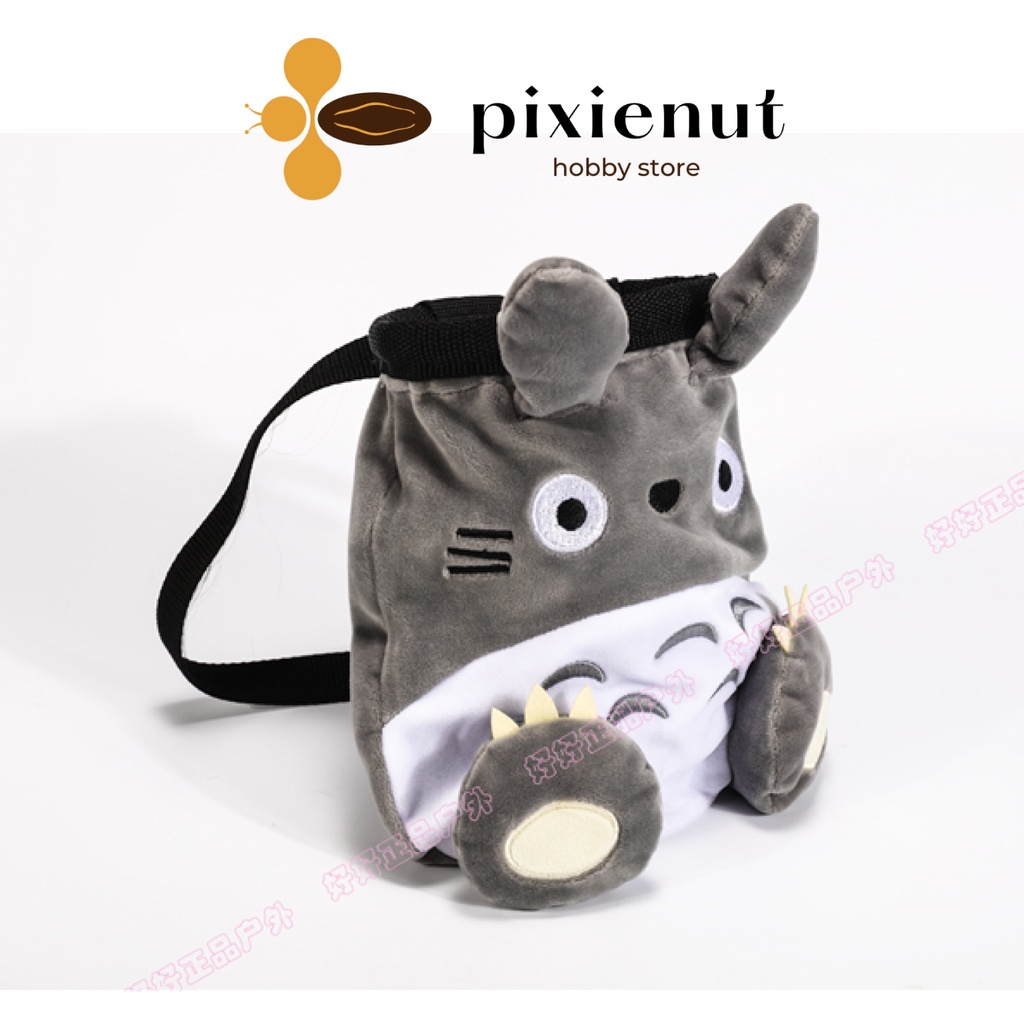 Totoro Chalk Bag for Rock Climbing. Cute Cartoon Archery Release Pouch. Spirited Away Studio