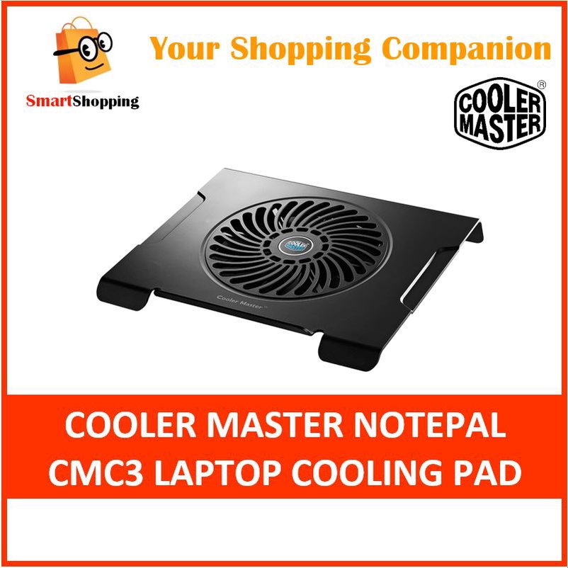 Cooler Master Notepal CMC3 200mm Fan Standard Notebook Cooler Laptop Cooling Pad (R9NBCCMC3GP