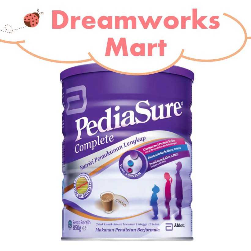 Abbott Pediasure Complete (110Yrs) Milk Powder 850g [ Chocolate