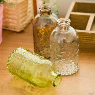 Download Retro Vase Carved Cork Bottle Glass Bottle Tabletop Vase ...