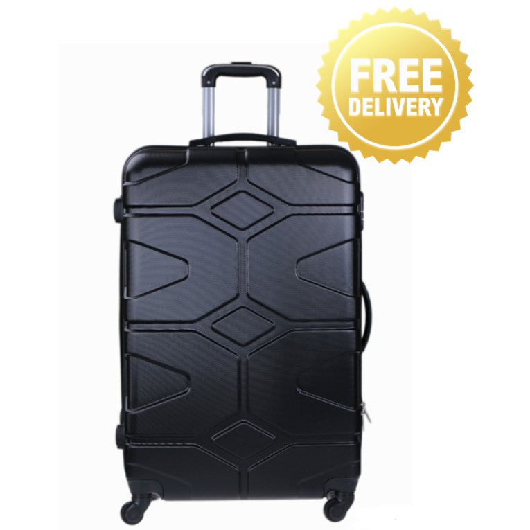 Luggage.Black(001). Polo City. Size 28" Shopee Singapore