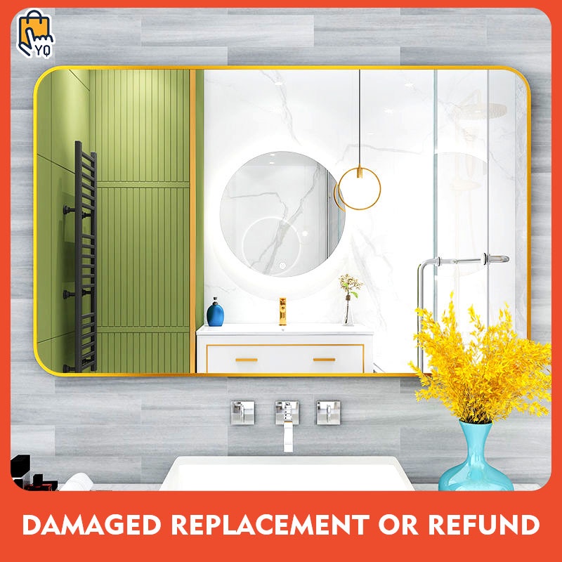 Mirror Bathroom Mirror Stick To Wall Toilet Mirror No Hole Toilet