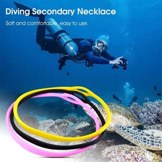 SMILE Scuba Diving Mouthpiece Holder Portable Regulator Retainer Clip Snorkelling Equipment Diving Secondary Necklace #8