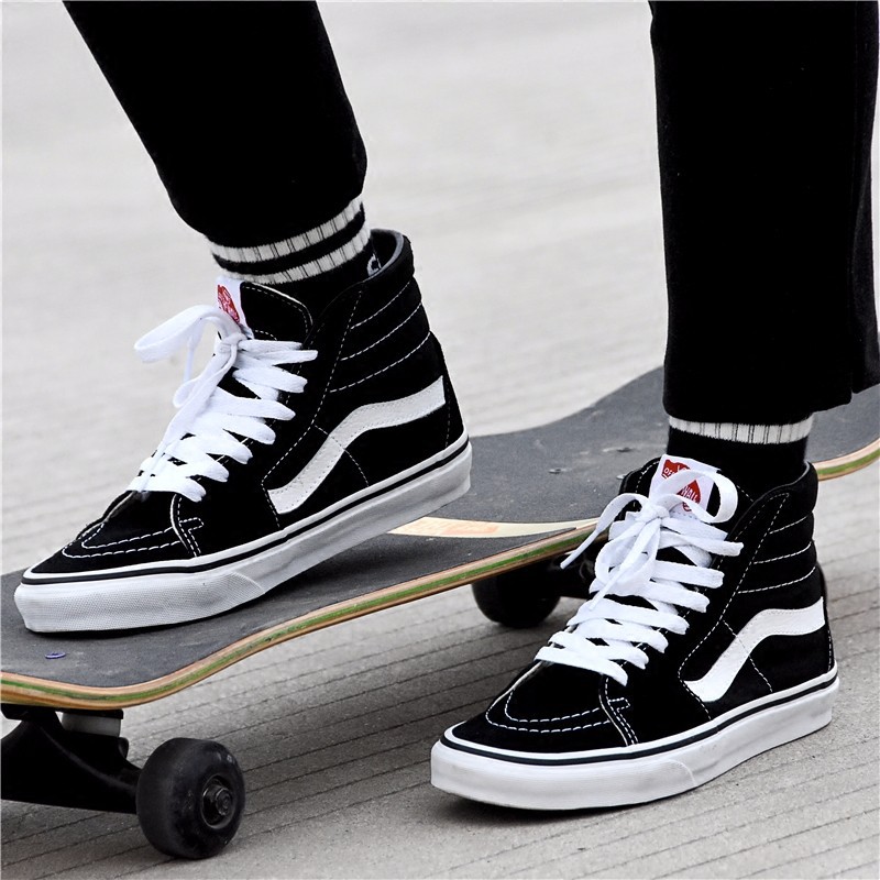 vans shoes high top black