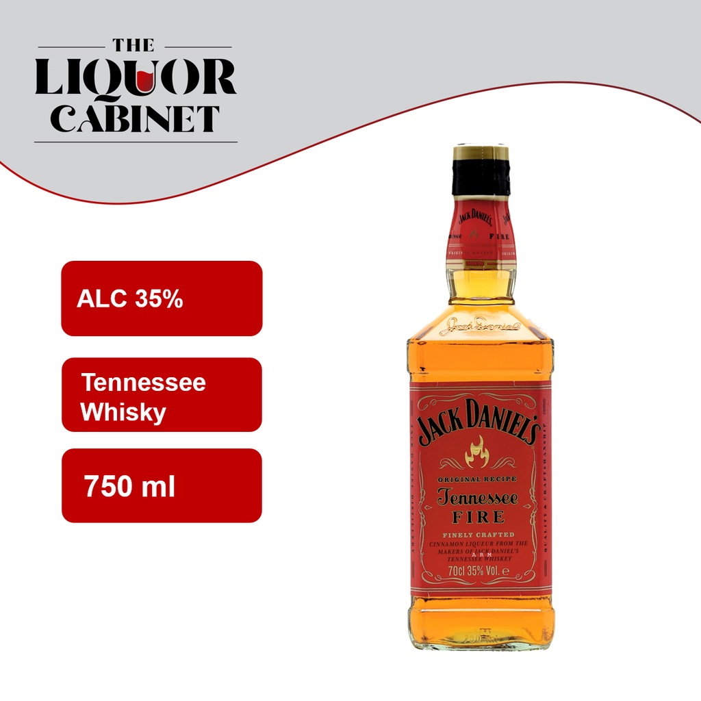Jack Daniel's Tennessee Fire Cinnamon Whisky 750ml | Shopee Singapore