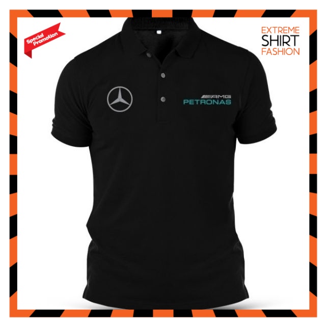 Neu Mercedes AMG Herren Fan Tuning Sport Team Polo Shirt Gestickte PROMO 