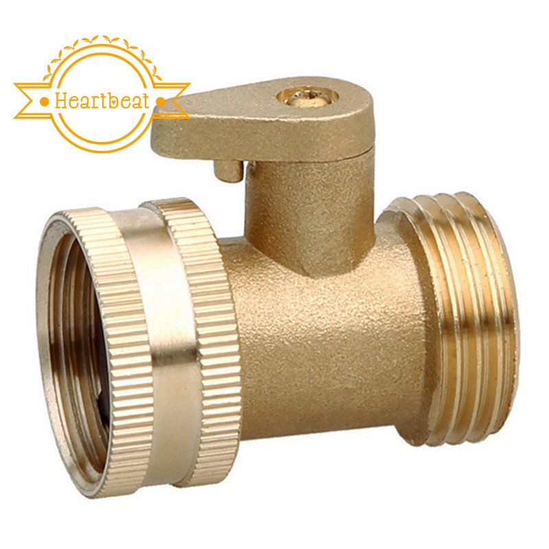3 4 Inch Pipe Brass Valve Faucet Taps Splitter With Shut Off