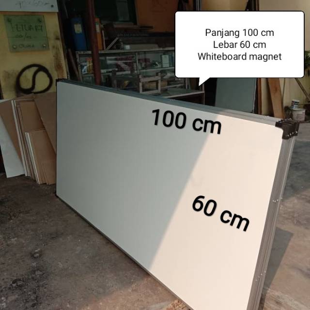 Whiteboard 100 X 60 Cm Magnetic Whiteboard Size 60 X 1 Cm Shopee Singapore